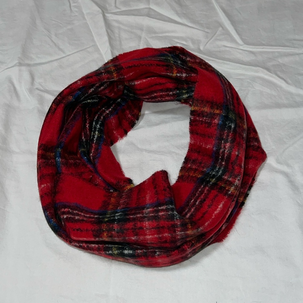 Plaid Infinity Scarf
